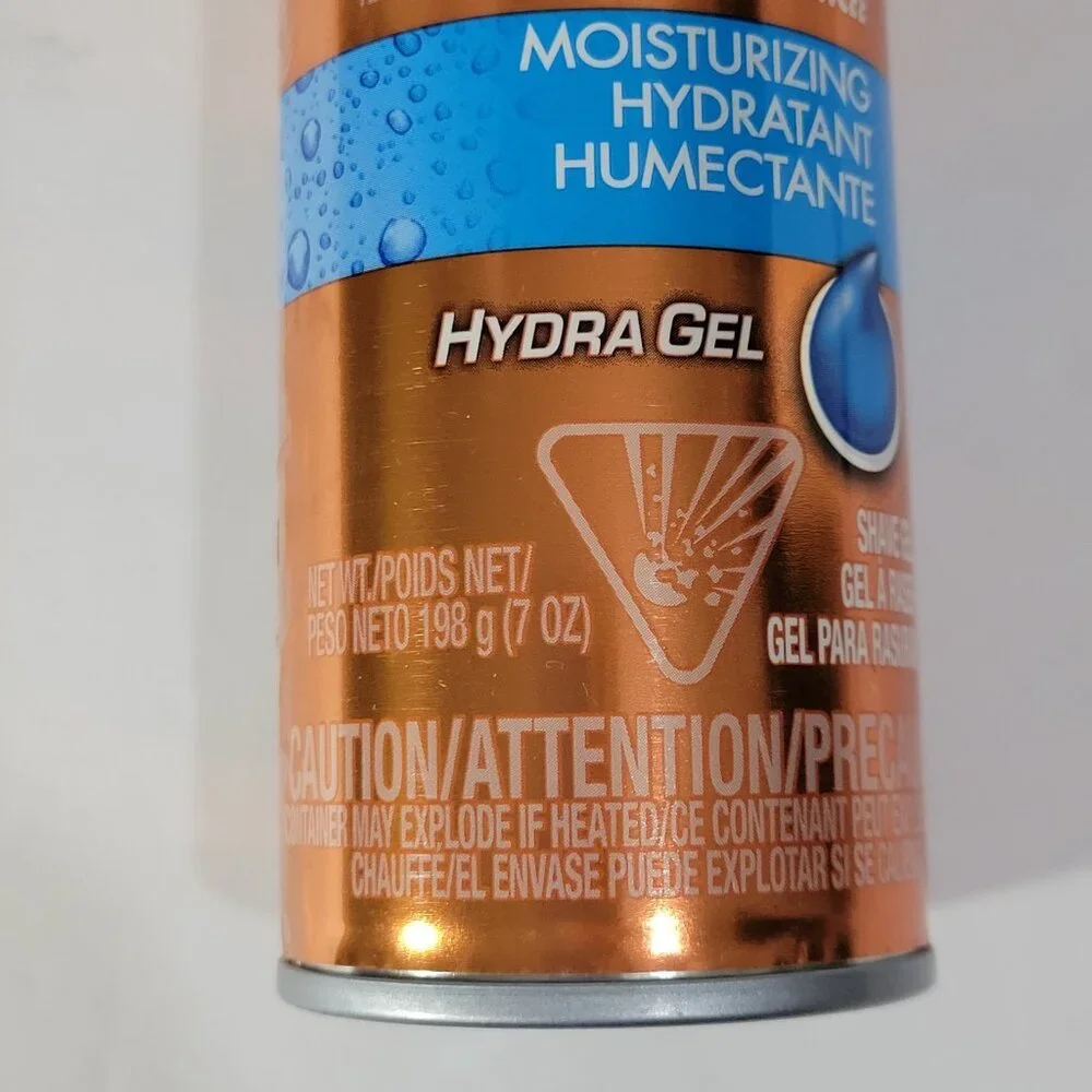 Gillette Fusion Shave Gel Hydra Gel Moisturizing 7 oz Discontinued Men Beard NEW
